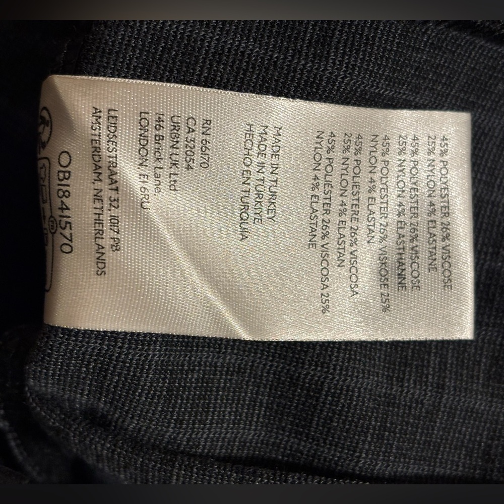 Anthropologie Maeve Dark Navy-Gray Pinstripe Jumpsuit - Picture 14 of 15